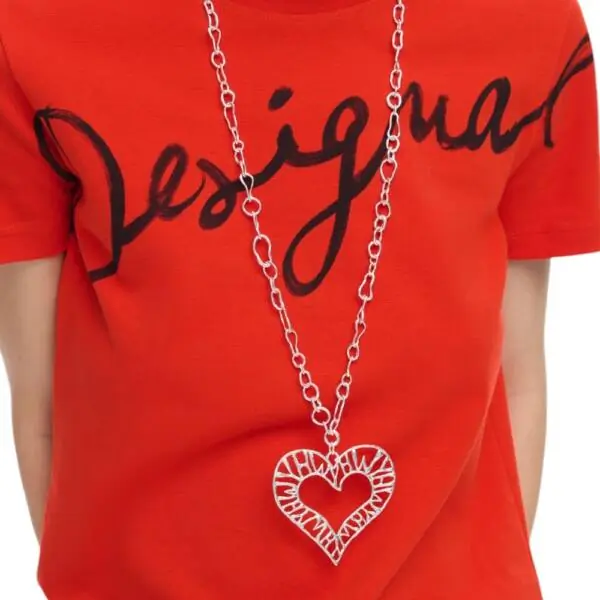 Desigual - Γυναικείο T-shirt Florencia 26SWTK07-3005 Κόκκινο 26SWTK07-3005