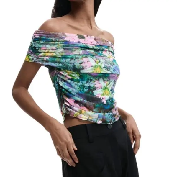 Desigual - Γυναικείο T-shirt Munich 26SWTK22-4031 Πράσινο 26SWTK22-4031