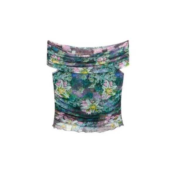 Desigual - Γυναικείο T-shirt Munich 26SWTK22-4031 Πράσινο