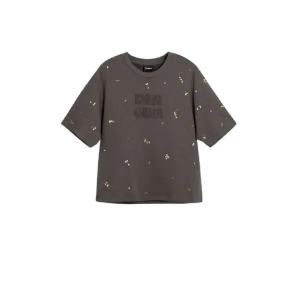 Desigual - Γυναικείο T-shirt Oporto 26SWTK09-2064 Γκρι