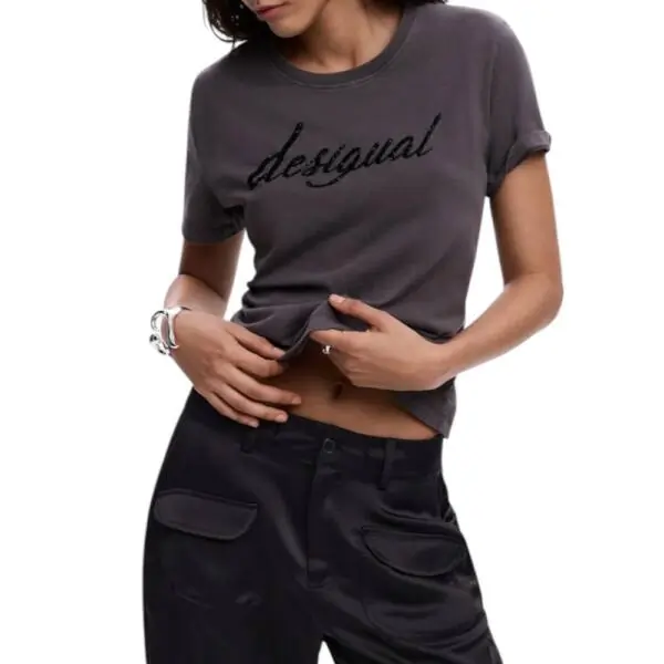 Desigual - Γυναικείο T-shirt Varsovia 26SWTK08-2058 Γκρι 26SWTK08-2058