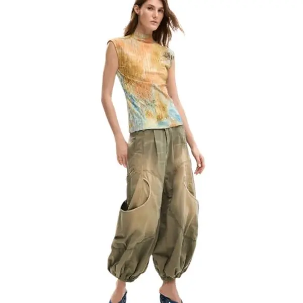 Desigual - Γυναικείο T-shirt Venecia 26SWTK15-6014 Κίτρινο 26SWTK15-6014