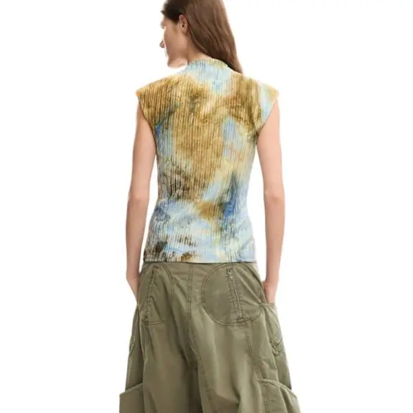 Desigual - Γυναικείο T-shirt Venecia 26SWTK15-6014 Κίτρινο 26SWTK15-6014