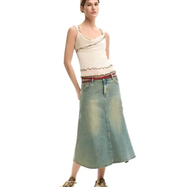 Desigual - Γυναικείο T-shirt Vilna 26SWTK24-2001 Μπεζ 26SWTK24-2001