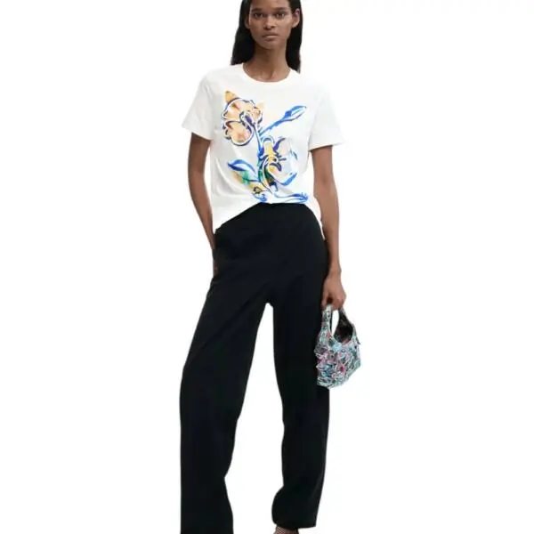 Desigual - Γυναικείο T-shirt Zurich 26SWTK38-1000 Λευκό 26SWTK38-1000