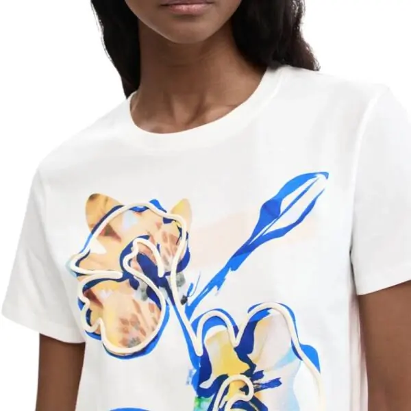 Desigual - Γυναικείο T-shirt Zurich 26SWTK38-1000 Λευκό 26SWTK38-1000