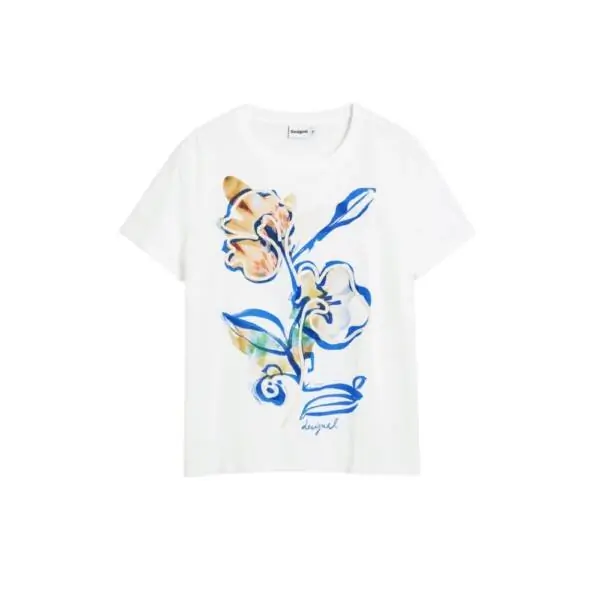 Desigual - Γυναικείο T-shirt Zurich 26SWTK38-1000 Λευκό