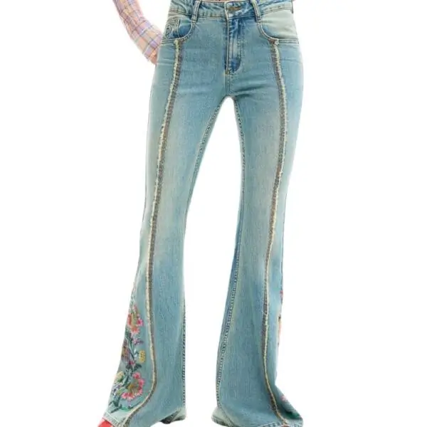 Desigual - Γυναικείο Παντελόνι Τζιν Fair 26SWDD37-5053 Μπλε 26SWDD37-5053