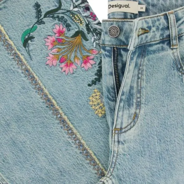 Desigual - Γυναικείο Παντελόνι Τζιν Fair 26SWDD37-5053 Μπλε 26SWDD37-5053