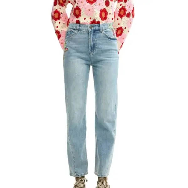 Desigual - Γυναικείο Παντελόνι Τζιν Flora 26SWDD30-5053 Μπλε 26SWDD30-5053