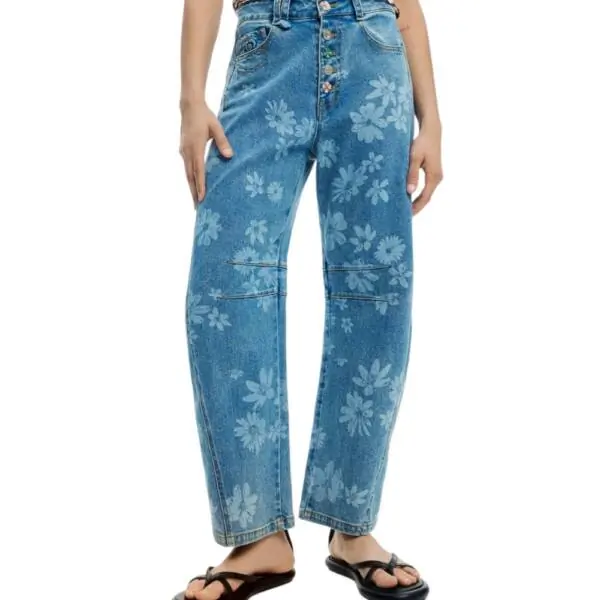 Desigual - Γυναικείο Παντελόνι Τζιν Maggi Balloon 26SWDD06-5053 Μπλε 26SWDD06-5053