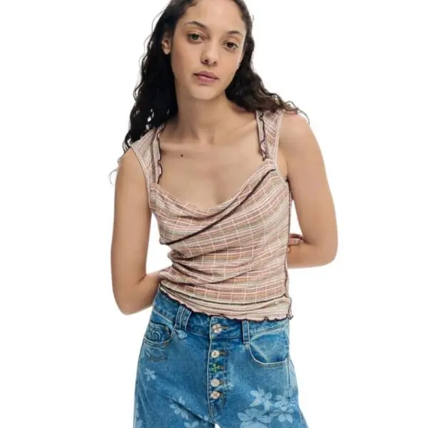 Desigual - Γυναικείο Παντελόνι Τζιν Maggi Balloon 26SWDD06-5053 Μπλε 26SWDD06-5053