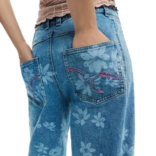 Desigual - Γυναικείο Παντελόνι Τζιν Maggi Balloon 26SWDD06-5053 Μπλε 26SWDD06-5053