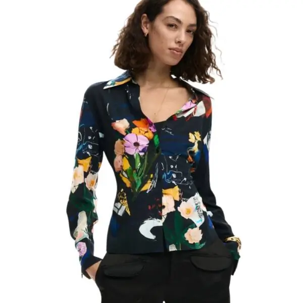 Desigual - Γυναικείο Πουκάμισο Fereo 26SWCW23-2000 Μαύρο 26SWCW23-2000