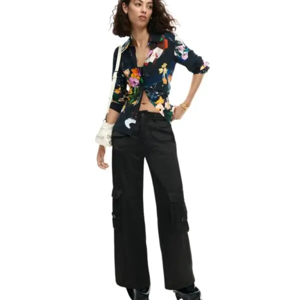 Desigual - Γυναικείο Πουκάμισο Fereo 26SWCW23-2000 Μαύρο 26SWCW23-2000