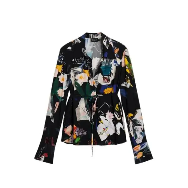 Desigual - Γυναικείο Πουκάμισο Fereo 26SWCW23-2000 Μαύρο