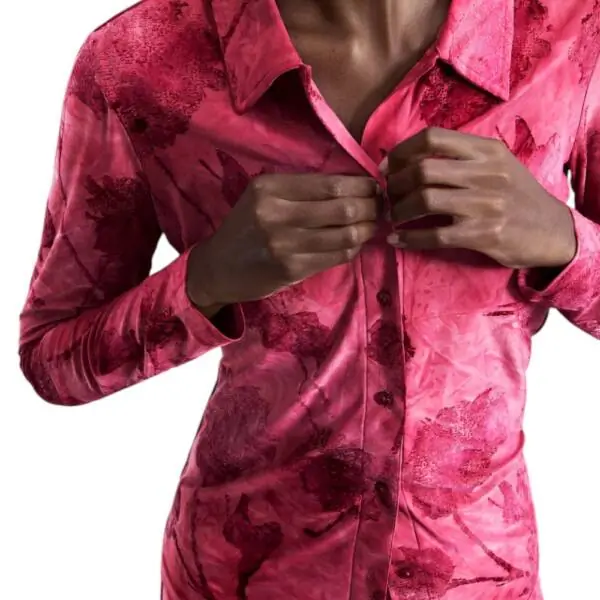 Desigual - Γυναικείο Πουκάμισο Londres 26SWTK01-3024 Kόκκινο 26SWTK01-3024