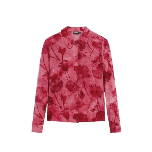 Desigual - Γυναικείο Πουκάμισο Londres 26SWTK01-3024 Kόκκινο