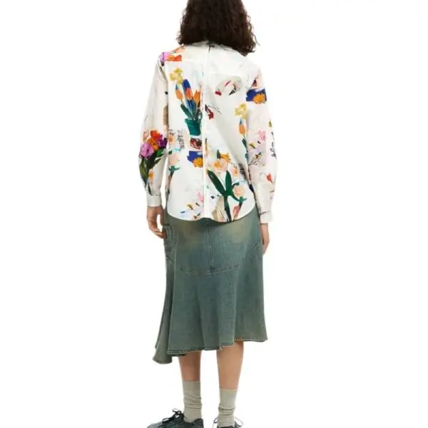 Desigual - Γυναικείο Πουκάμισο Mila 26SWCW21-1000 Λευκό 26SWCW21-1000