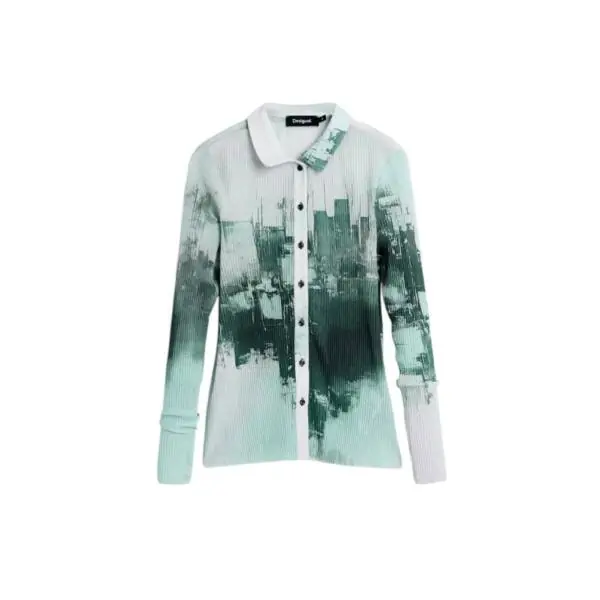 Desigual - Γυναικείο Πουκάμισο Roterdam 26SWTK23-2052 Πράσινο