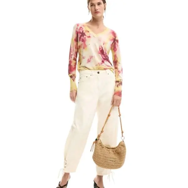 Desigual - Γυναικείο Πουλόβερ Minsk 26SWJF07-3116 Κίτρινο 26SWJF07-3116