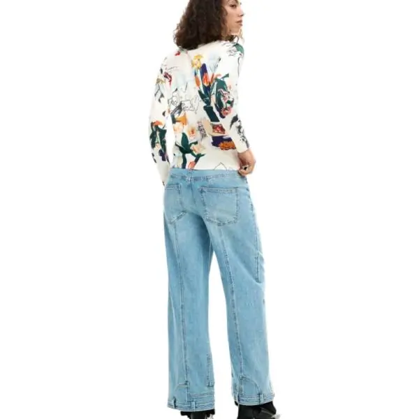 Desigual - Γυναικείο Πουλόβερ Nantes 26SWJF35-1001 Μπεζ 26SWJF35-1001