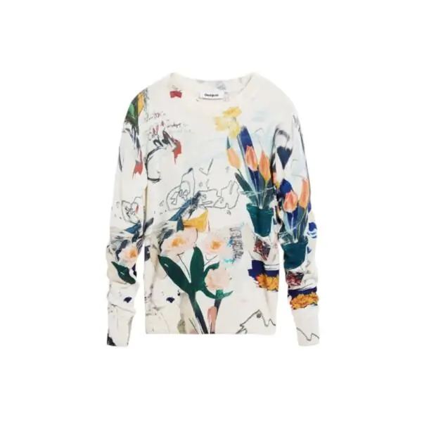 Desigual - Γυναικείο Πουλόβερ Nantes 26SWJF35-1001 Μπεζ