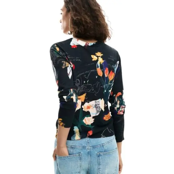 Desigual - Γυναικείο Πουλόβερ Nantes 26SWJF35-2000 Μαύρο 26SWJF35-2000