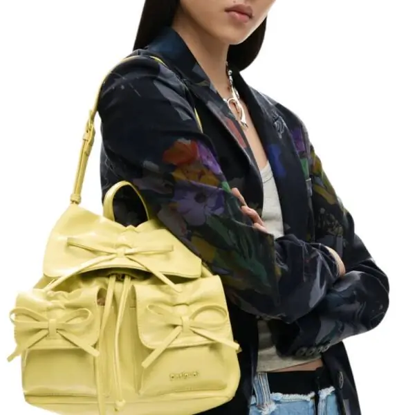 Desigual - Γυναικείο Σακίδιο Πλάτης Rodio Prisa Short 26SAKP10-4013 Κίτρινο 26SAKP10-4013