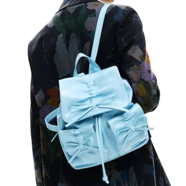 Desigual - Γυναικείο Σακίδιο Πλάτης Rodio Prisa Short 26SAKP45-5048 Γαλάζιο 26SAKP45-5048