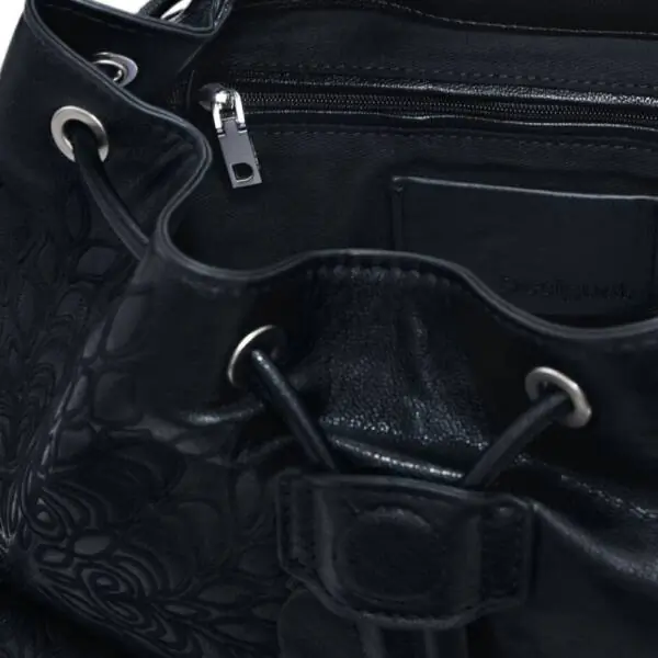 Desigual - Γυναικείο Σακίδιο Πλάτης Sierra Prisa Mini 26SAKP35-2000 Μαύρο 26SAKP35-2000