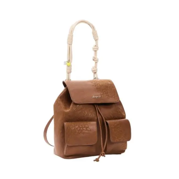 Desigual - Γυναικείο Σακίδιο Πλάτης Sierra Prisa Mini 26SAKP39-6011 Καφέ 26SAKP39-6011