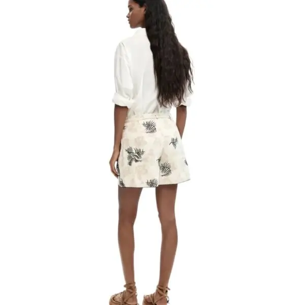 Desigual - Γυναικείο Σορτς 26SWPW29-1008 Μπεζ 26SWPW29-1008