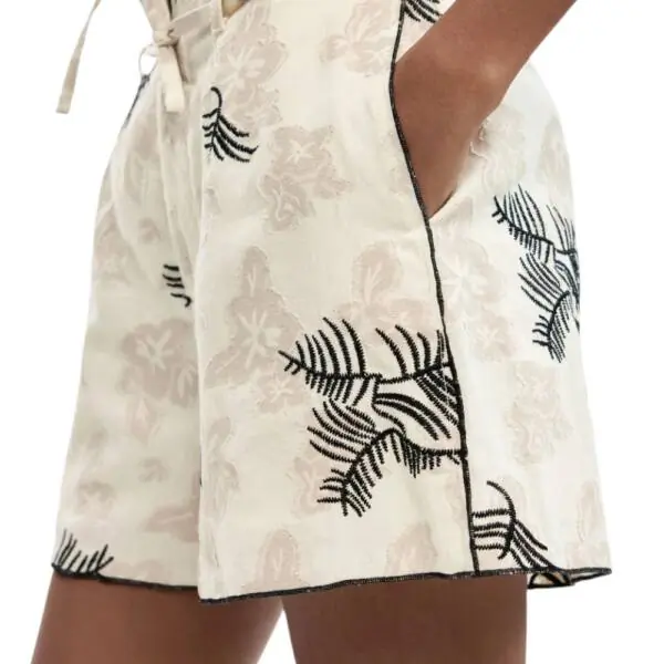 Desigual - Γυναικείο Σορτς 26SWPW29-1008 Μπεζ 26SWPW29-1008