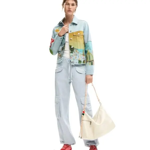 Desigual - Γυναικείο Τζιν Μπουφάν Amalfi 26SWED02-5053 Μπλε 26SWED02-5053