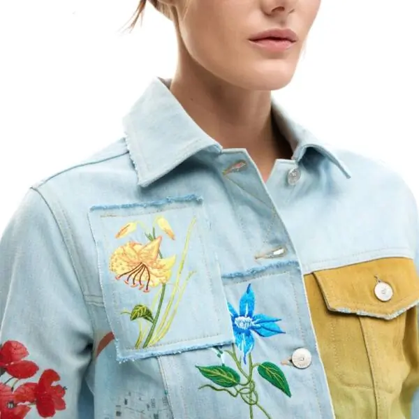 Desigual - Γυναικείο Τζιν Μπουφάν Amalfi 26SWED02-5053 Μπλε 26SWED02-5053