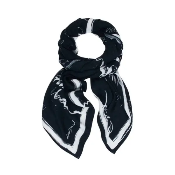 Desigual - Γυναικείο Φουλάρι Lettn 26SAWA08-2000 Μαύρο