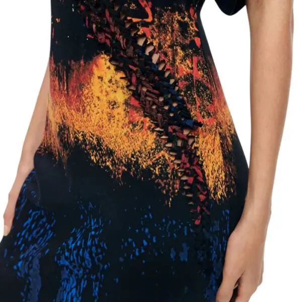 Desigual - Γυναικείο Φόρεμα Bettle Lacroix 26SWVK13-9019 Μαύρο 26SWVK13-9019