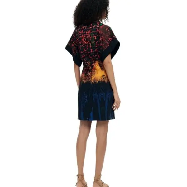 Desigual - Γυναικείο Φόρεμα Bettle Lacroix 26SWVK13-9019 Μαύρο 26SWVK13-9019