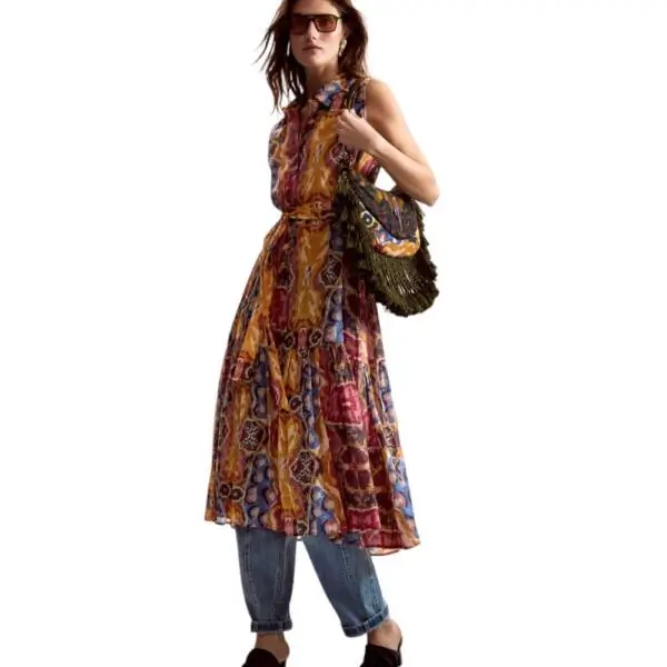 Desigual - Γυναικείο Φόρεμα Bugs Lacroix 26SWVW56-9019 Κίτρινο 26SWVW56-9019