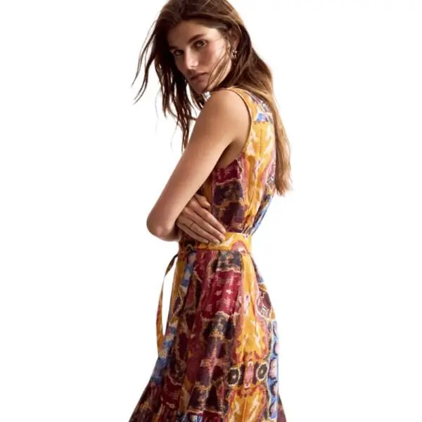 Desigual - Γυναικείο Φόρεμα Bugs Lacroix 26SWVW56-9019 Κίτρινο 26SWVW56-9019