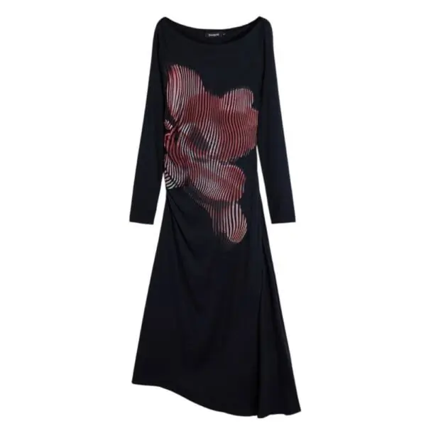 Desigual - Γυναικείο Φόρεμα Camy 26SWVW10-2000 Μαύρο