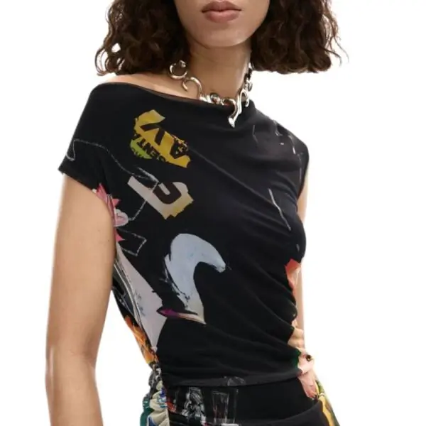 Desigual - Γυναικείο Φόρεμα Delaware 26SWVK29-2000 Μαύρο 26SWVK29-2000