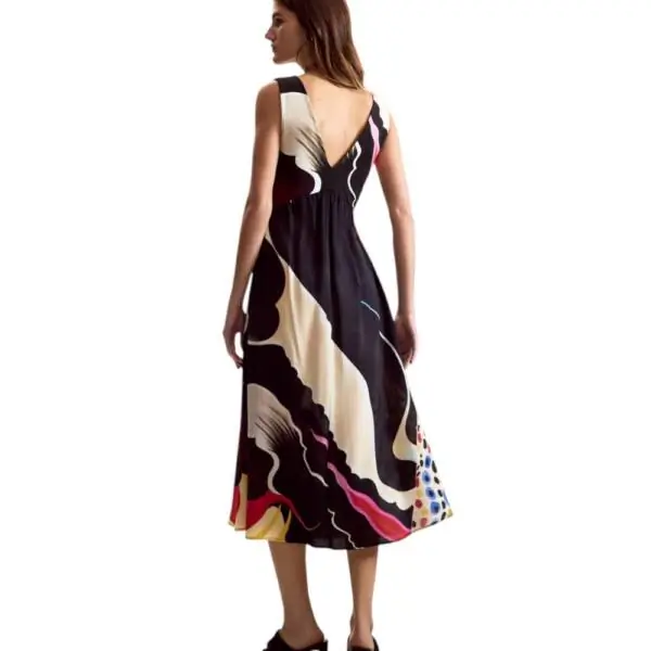 Desigual - Γυναικείο Φόρεμα Japan Opart Lacroix 26SWVW60-2000 Μαύρο 26SWVW60-2000