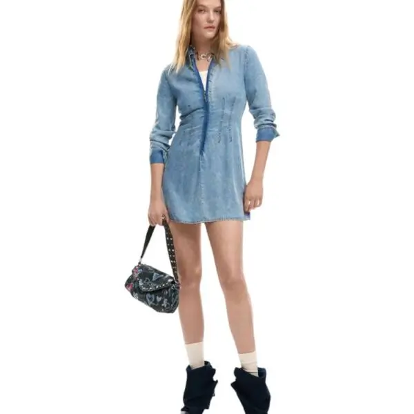 Desigual - Γυναικείο Φόρεμα Mini Lonan 26SWVD03-5007 Μπλε 26SWVD03-5007