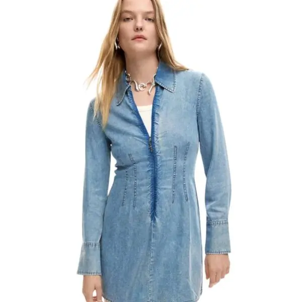 Desigual - Γυναικείο Φόρεμα Mini Lonan 26SWVD03-5007 Μπλε 26SWVD03-5007