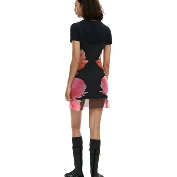 Desigual - Γυναικείο Φόρεμα Mini Nevada 26SWVK20-2000 Μαύρο 26SWVK20-2000