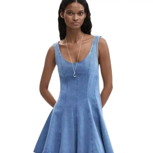 Desigual - Γυναικείο Φόρεμα Mini Skater Pink 26SWVW49-5057 Μπλε 26SWVW49-5057