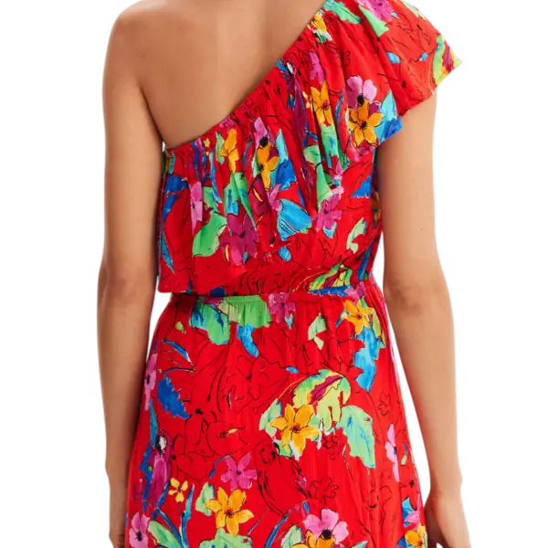 Desigual - Γυναικείο Φόρεμα Rosso 23SWVW83-3090 Kόκκινο 23SWVW83-3090