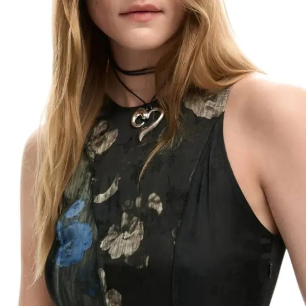 Desigual - Γυναικείο Φόρεμα Vest Nacne 26SWVW31-2000 Μαύρο 26SWVW31-2000